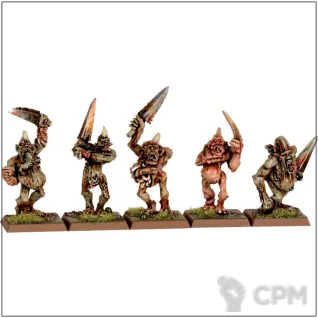 Описание картинки Daemons of Chaos Plaguebearers of Nurgle classic от OldHammer Мастерская по цене 150руб | Свободный Рынок Миниатюр - СРМ