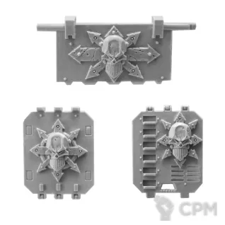 Описание картинки Iron Warriors Land Raider Doors RARE от LordKIN по цене 2 900руб | Свободный Рынок Миниатюр - СРМ