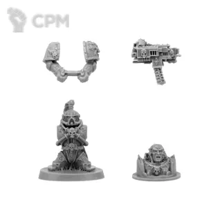Описание картинки Chaos Vehicle Crew (оригинал, Forgeworld) от Mini Wargame по цене 2 950руб | Свободный Рынок Миниатюр - СРМ