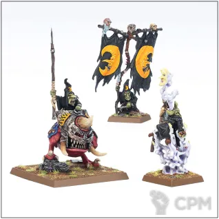 Описание картинки ORCS &amp; GOBLINS NIGHT GOBLIN COMMAND SET (FW) от OldHammer Мастерская по цене 1 000руб | Свободный Рынок Миниатюр - СРМ