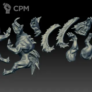 Описание картинки Phyrr Cats (Scan) от AxeL's Forge по цене 150руб | Свободный Рынок Миниатюр - СРМ