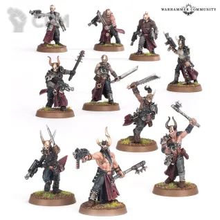 Описание картинки [GW] Chaos Cult Kill Team 23 оперативника от TRNK по цене 13 000руб | Свободный Рынок Миниатюр - СРМ