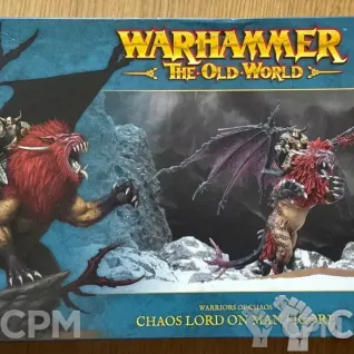 Описание картинки Chaos Lord on Manticore от zurdo по цене 7 500руб | Свободный Рынок Миниатюр - СРМ