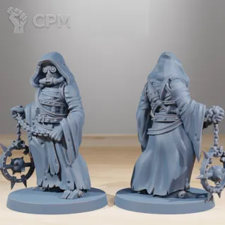 Описание картинки Cultist / Servitor w Morgenstern от 3Д печать миниатюр по цене 186руб | Свободный Рынок Миниатюр - СРМ