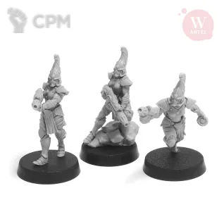 Описание картинки Flaming Drakes Squad (female warriors) от Артель W по цене 1 800руб | Свободный Рынок Миниатюр - СРМ