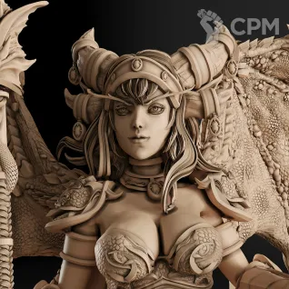 Описание картинки Dragon Queen Alexstrasza Фигурка (World of Warcraft) от GAS3TXD  по цене 4 200руб | Свободный Рынок Миниатюр - СРМ