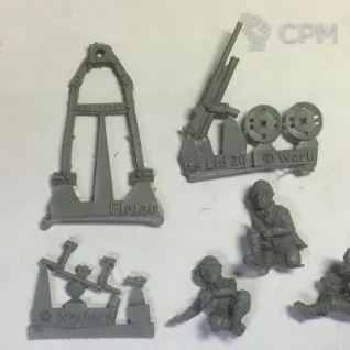 Описание картинки Italian Bersaglieri Elefantino 47mm anti-tank gun от  по цене 750руб | Свободный Рынок Миниатюр - СРМ