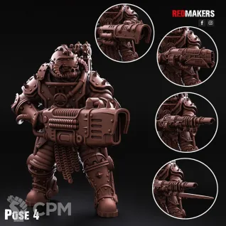 Описание картинки Мятежная солярная ауксилия от 3D Wargaming по цене 1 500руб | Свободный Рынок Миниатюр - СРМ