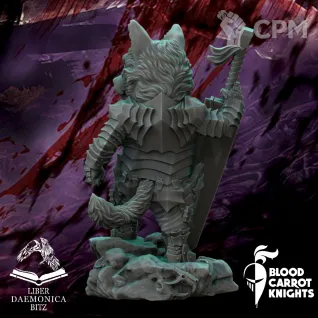 Описание картинки Гатс | Коллекционная миниатюра 70 мм от Blood Carrot Knights по цене 1 450руб | Свободный Рынок Миниатюр - СРМ