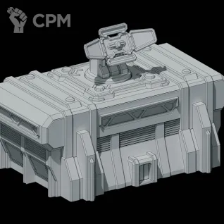 Описание картинки Коммуникационный центр от Dwarf Pirate Foundry по цене 350руб | Свободный Рынок Миниатюр - СРМ