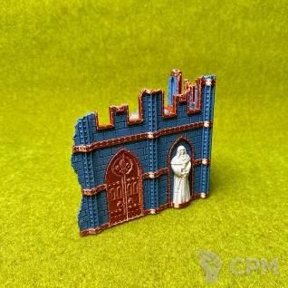 Описание картинки Террейн Battle Nun set Руина Б большая 2 этажа от Миниатюры и фигурки по цене 650руб | Свободный Рынок Миниатюр - СРМ