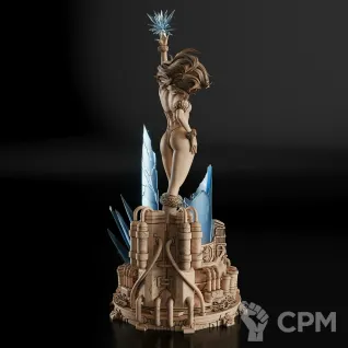 Описание картинки Killer Frost Диорама (DC) от GAS3TXD  по цене 4 600руб | Свободный Рынок Миниатюр - СРМ