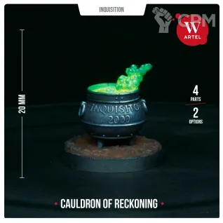 Описание картинки Миниатюра Cauldron of Reckoning от Артель W по цене 390руб | Свободный Рынок Миниатюр - СРМ