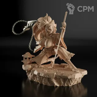 Описание картинки Baiken Фигурка (Guilty Gear) от GAS3TXD  по цене 3 600руб | Свободный Рынок Миниатюр - СРМ