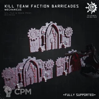 Описание картинки Mechanicus Barricade 2 от AxeL's Forge по цене 100руб | Свободный Рынок Миниатюр - СРМ