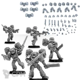 Описание картинки MKV SPACE MARINE ASSAULT SQUAD от Red Rooster по цене 1 948руб | Свободный Рынок Миниатюр - СРМ