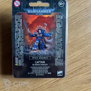 Описание картинки Captain in Gravis Armour от zurdo по цене 4 350руб | Свободный Рынок Миниатюр - СРМ