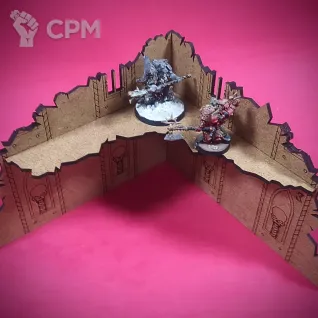 Описание картинки руина WH40k 7"х7"х5.1" закр. от StudioOtolega по цене 210руб | Свободный Рынок Миниатюр - СРМ