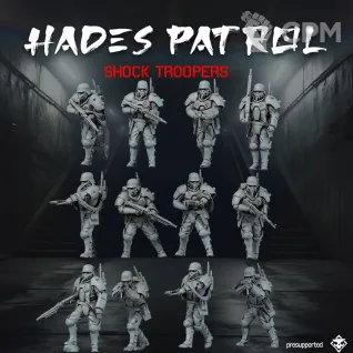 Описание картинки hades patrol shock troopers от Manufactorum76 по цене 1 900руб | Свободный Рынок Миниатюр - СРМ