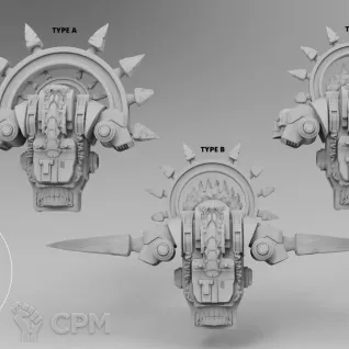 Описание картинки 3(ТРИ) x Chaos Space Marines Sorcerer/ Маг CSM от 3Д печать миниатюр по цене 1 521руб | Свободный Рынок Миниатюр - СРМ