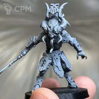 Описание картинки Bloodmaster Herald of Khorne от 3Д печать миниатюр по цене 317руб | Свободный Рынок Миниатюр - СРМ