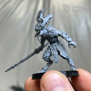Описание картинки Bloodmaster Herald of Khorne от 3Д печать миниатюр по цене 317руб | Свободный Рынок Миниатюр - СРМ