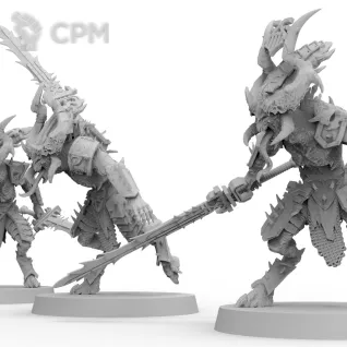 Описание картинки Bloodmaster Herald of Khorne от 3Д печать миниатюр по цене 317руб | Свободный Рынок Миниатюр - СРМ