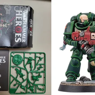 Описание картинки Space Marine Heroes 2025 - Brother Haroth от Утка по цене 1 100руб | Свободный Рынок Миниатюр - СРМ