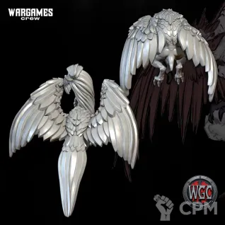 Описание картинки Minaret Birds (Harpies) от PocketSized Prints по цене 300руб | Свободный Рынок Миниатюр - СРМ