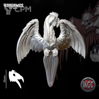 Описание картинки Minaret Birds (Harpies) от PocketSized Prints по цене 300руб | Свободный Рынок Миниатюр - СРМ