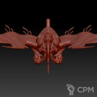 Описание картинки Hive Crone от MrMetalHorror по цене 1 500руб | Свободный Рынок Миниатюр - СРМ