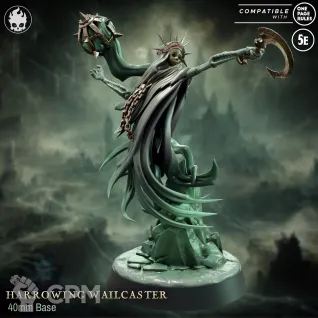 Описание картинки Harrowing Wailcaster от Naggaroth Night по цене 500руб | Свободный Рынок Миниатюр - СРМ