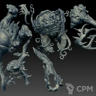 Описание картинки Trugg, the Troggoth King (Scan) от AxeL's Forge по цене 2 250руб | Свободный Рынок Миниатюр - СРМ