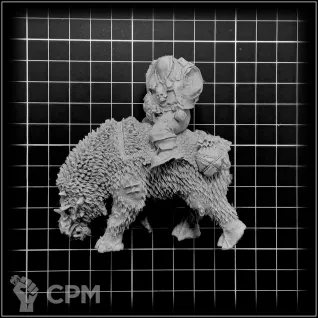 Описание картинки OGRE KINGDOMS OGRE RHINOX THANDERLORD (FW) от OldHammer Мастерская по цене 1 100руб | Свободный Рынок Миниатюр - СРМ