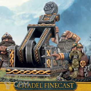 Описание картинки Dwarf Grudge Thrower от Mechanikus Forge по цене 1 200руб | Свободный Рынок Миниатюр - СРМ