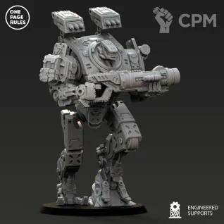 Описание картинки Sentinels/Human Defence Force - Light Walker OPR от Laboratory of Chaos по цене 450руб | Свободный Рынок Миниатюр - СРМ