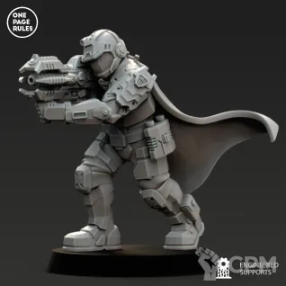 Описание картинки Command Squad/Human Defence Force - Storm Troopers OPR от Laboratory of Chaos по цене 200руб | Свободный Рынок Миниатюр - СРМ