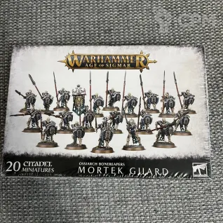Описание картинки Ossiarch Bonereapers Mortek Guard от Sir Mordred по цене 4 000руб | Свободный Рынок Миниатюр - СРМ