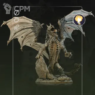 Описание картинки Iku - Hyena Gnoll Dragon от HoujouSatoko по цене 2 300руб | Свободный Рынок Миниатюр - СРМ