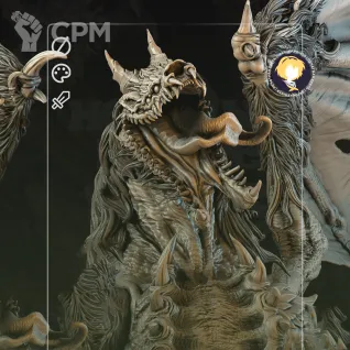 Описание картинки Iku - Hyena Gnoll Dragon от HoujouSatoko по цене 2 300руб | Свободный Рынок Миниатюр - СРМ