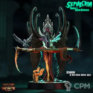 Описание картинки Ossarion He who Weighs Mortal Souls от Brutality по цене 550руб | Свободный Рынок Миниатюр - СРМ