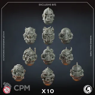 Описание картинки Alpha Heads от GreyStorm по цене 600руб | Свободный Рынок Миниатюр - СРМ