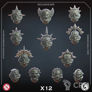 Описание картинки Bloods Heads от GreyStorm по цене 500руб | Свободный Рынок Миниатюр - СРМ