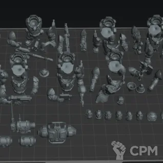 Описание картинки Hearthkyn warriors (скан) + битсы от Alexandrian workshop по цене 1 000руб | Свободный Рынок Миниатюр - СРМ