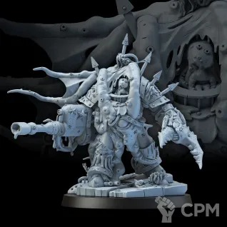 Описание картинки Миниатюра глубинного десантника (Lord of Virulence, Lord of Contagion, Sorcerer in Termin) от Brother Ork по цене 760руб | Свободный Рынок Миниатюр - СРМ