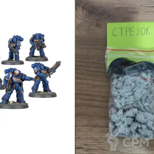 Описание картинки Heavy Intercessors (Литье) от Барахолка CTPEJIKA по цене 1 600руб | Свободный Рынок Миниатюр - СРМ