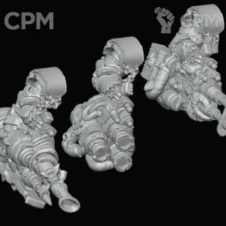 Описание картинки Blightlord Terminators от MrMetalHorror по цене 1 300руб | Свободный Рынок Миниатюр - СРМ