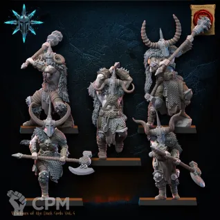 Описание картинки Heavy Weapon Barbarian Regiment x10 от PocketSized Prints по цене 1 700руб | Свободный Рынок Миниатюр - СРМ