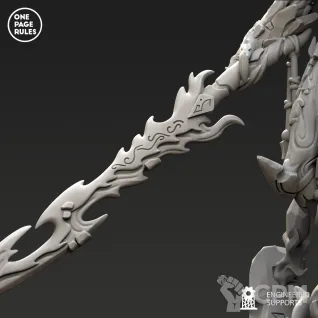 Описание картинки OPR Elemental Avatar/Avatar of Khaine от Laboratory of Chaos по цене 1 500руб | Свободный Рынок Миниатюр - СРМ