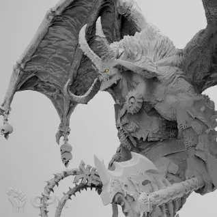 Описание картинки Bloodthirster от Naggaroth Night по цене 4 500руб | Свободный Рынок Миниатюр - СРМ